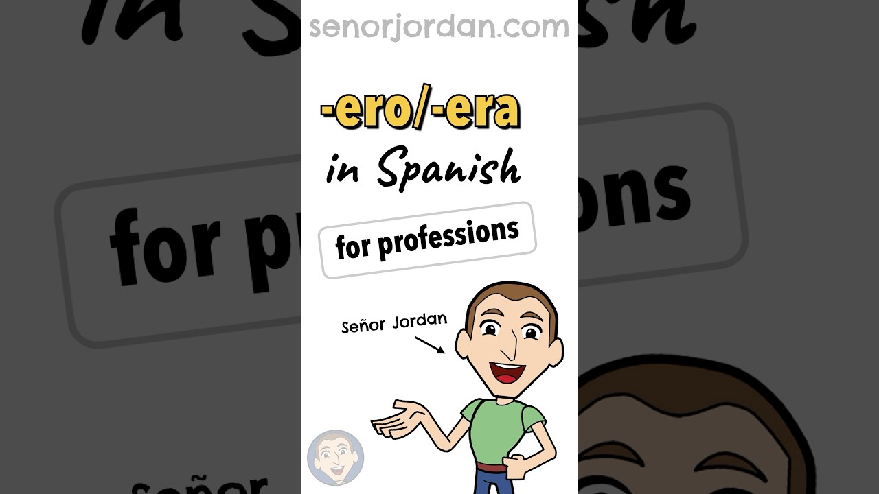 Spanish Bite - The Suffix -ero/-era for professions