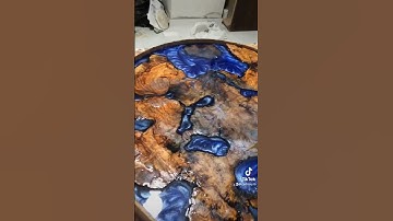 How to Create Swirls? DIY #epoxytable #resin #art