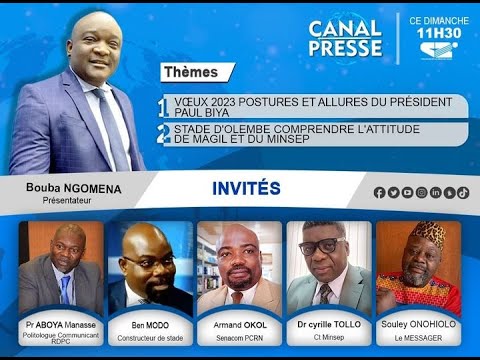 CANAL PRESSE du 08/01/2023: \