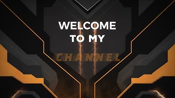 Welcome To My Channel Intro Template Design By Intro And Outro Hits