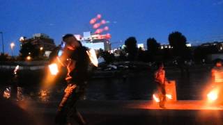 Fire an Flow Chucks - Xander Paris