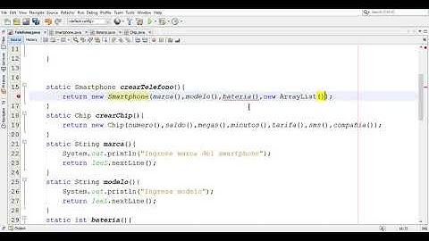 objetos, arraylist y menu