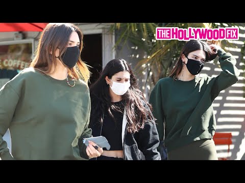 Kendall Jenner, Lauren Perez & Laura Harrier Grab Coffee & Breakfast Together After Pilates Class