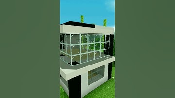 How To Build Simple Temporary Modern House #shorts