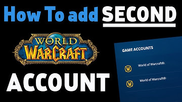 WoW: How to add a new account to existing account (and how to fix the 3D acceleration error)