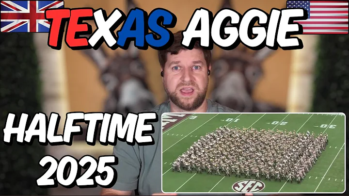 BRIT REACTS to Texas Aggie Band Halftime Drill 2025 🇺🇸, AN OPTICAL ILLUSION?