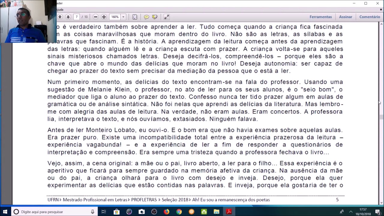 Prof. Cassildo Souza - Res. Prova ProfLetras 2017 - Preparação ProfLetras 2018 (Comperve)
