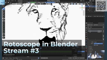 Video Rotoscope in Blender [# 3] // Jihambru stream (2021.10.3)