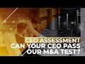 TPG Leadership Series Ep. 6 - Can your CEO candidate manage M&amp;A?