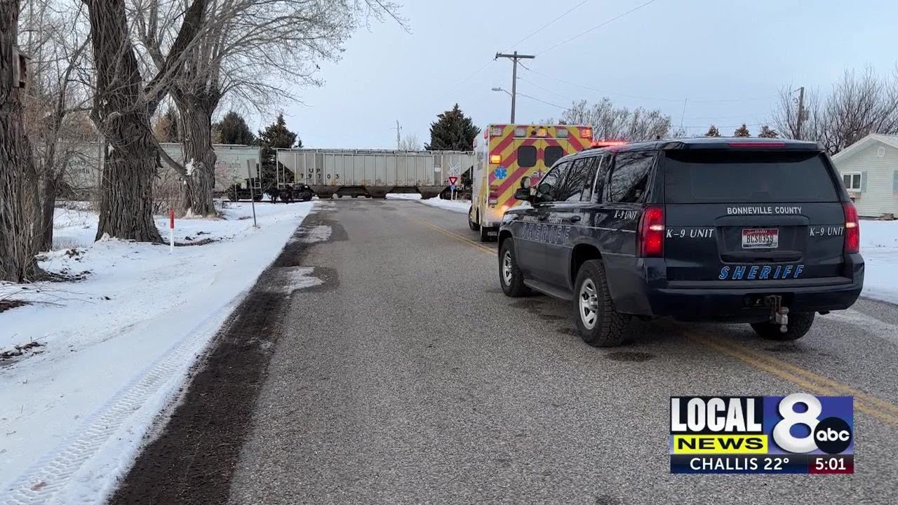Police investigate car vs train collision - YouTube