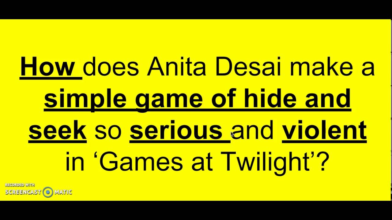 Games At Twilight Setting Analysis
