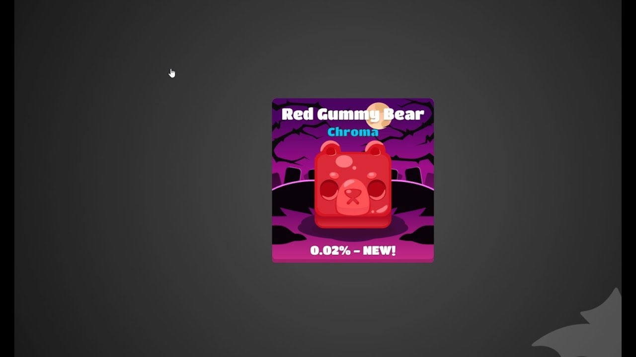 I GOT THE RED GUMMY BEAR IN BLOOKET! (Spooky pack opening #2) - YouTube