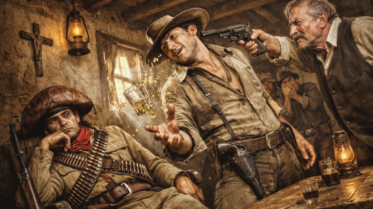 JAGUNÇO jogou fora a bebida de Lampião por diversão...MAS gelou quando Coronel apontou arma para ele