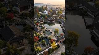 Enjoy Jiangnan scenery at home and find quiet joy in life#fyp #courtyard #design #aesthetic #village