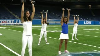 Fitness Friday: Full-body workouts with Detroit Lions cheerleaders