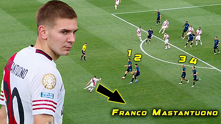 Franco Mastantuono Tried Everything Vs Inter Milan | 1st Game Against An European Team |