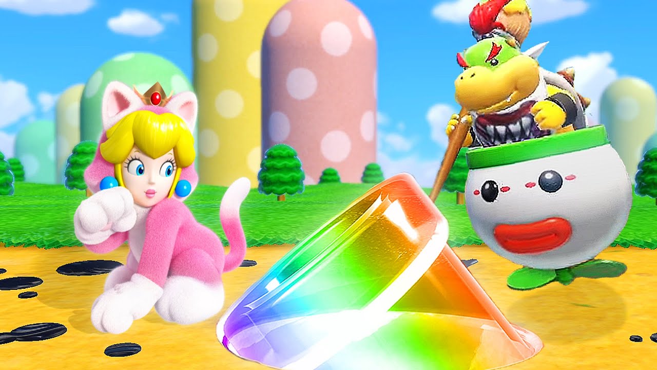 Playable Princess Peach in Bowser's Fury! 4K60FPS YouTube