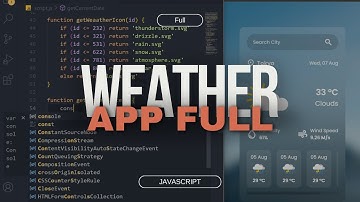 Build a Weather App with HTML, CSS & JavaScript | Step-by-Step, No-Edit Tutorial for Beginners