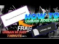 How to unban account  1 minute unban  mr zoid