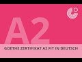 GOETHE-ZERTIFIKAT A2 - Sprechen - Goethe-Institut