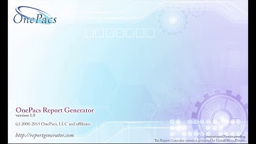 OnePacs Report Generator Auto Mode