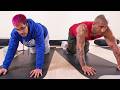 N3on &amp; Fousey Take a Yoga Class Together!