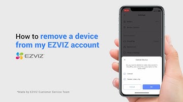 How to remove a device from my EZVIZ account