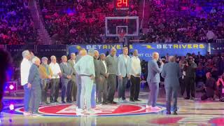 Detroit Pistons' 2004 NBA championship team celebrates 20-year reunion at Little Caesars Arena