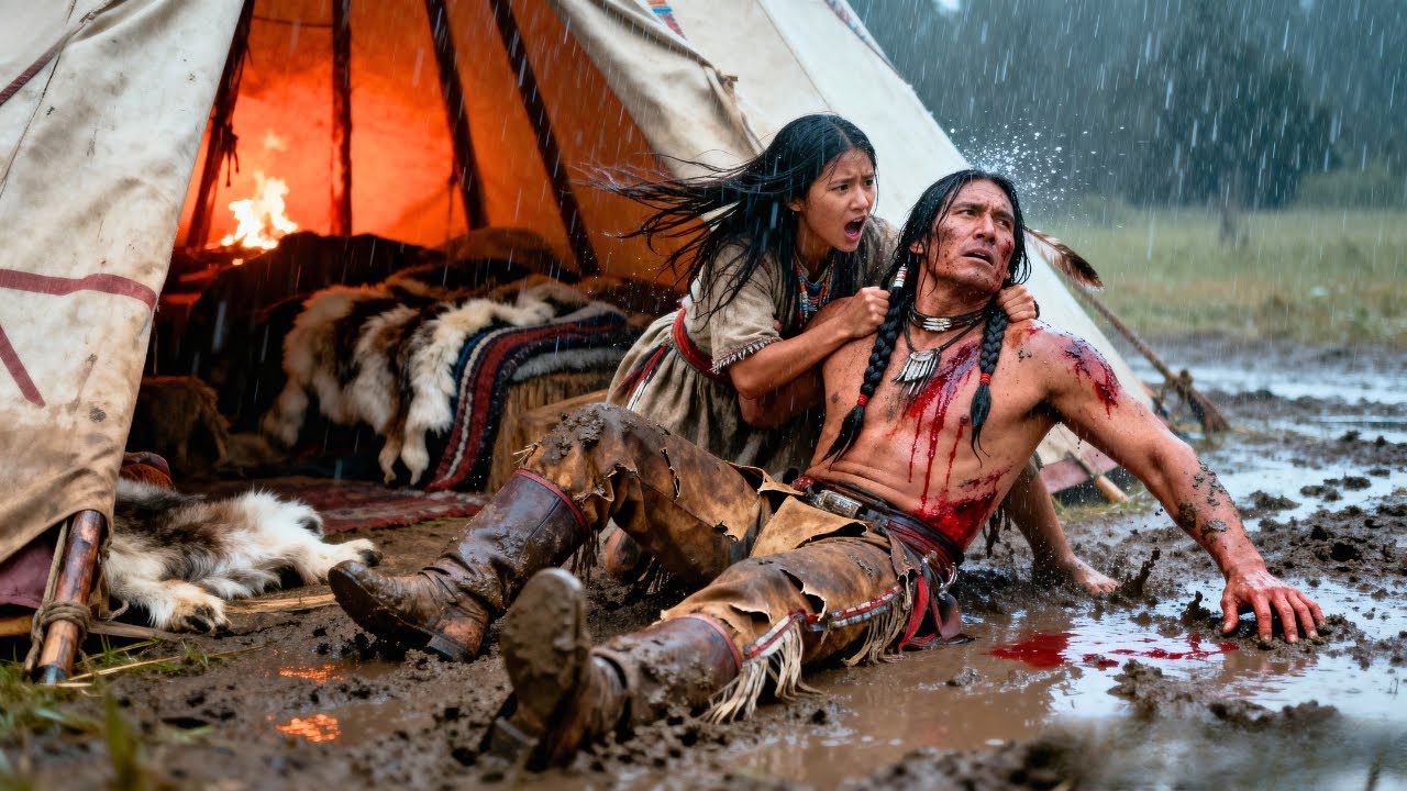 Lakota Warrior Fell at Her Doorstep in the Storm — And the Lakota Girl ...
