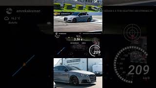 Audi RS3 100-200km/h: 3.3 seconds (Medium Boost Map) #audirs3