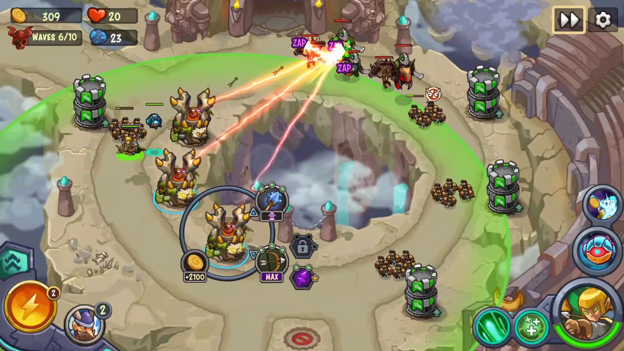 King of defense battle Frontier nightmare stage 23 bloody squares