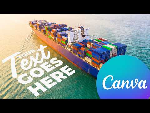 How to Make This Perspective Text Effect in Canva