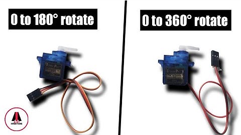how to make servo motor continuously rotate | convert the servo motor 180° into 360°