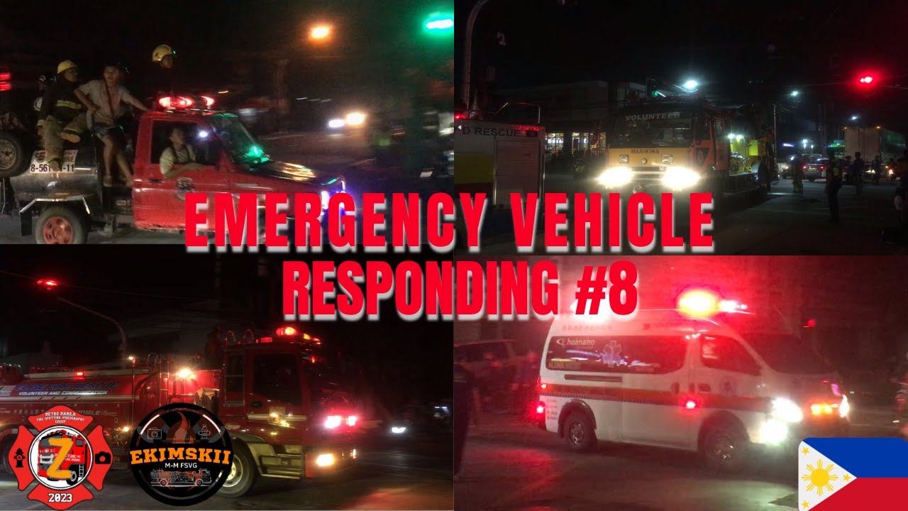EMERGENCY VEHICLE RESPONDING #8 | 10-70 3RD ALARM, SITIO 6 CATMON, MALABON CITY