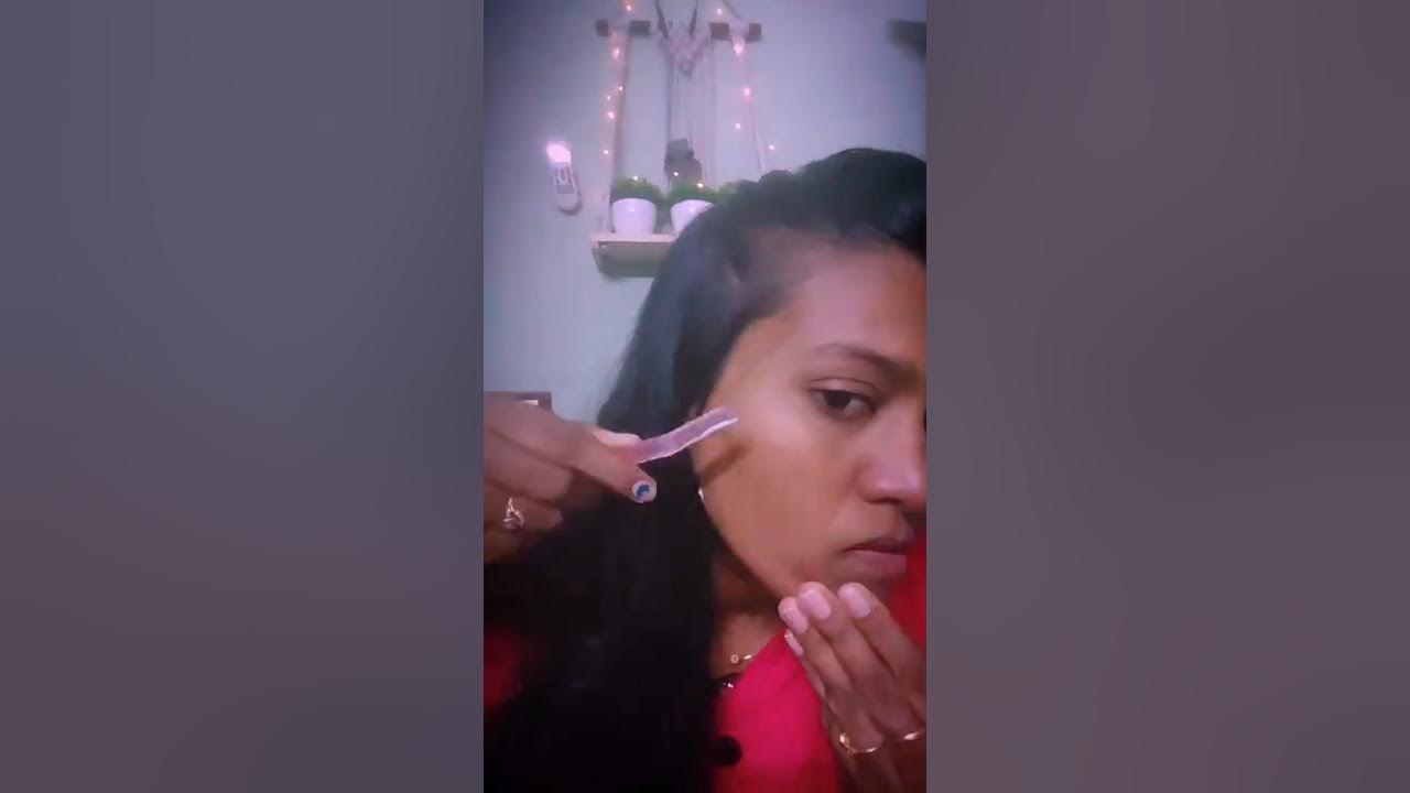 How to shave unwanted hair at home shorts youtubeshorts skincare 