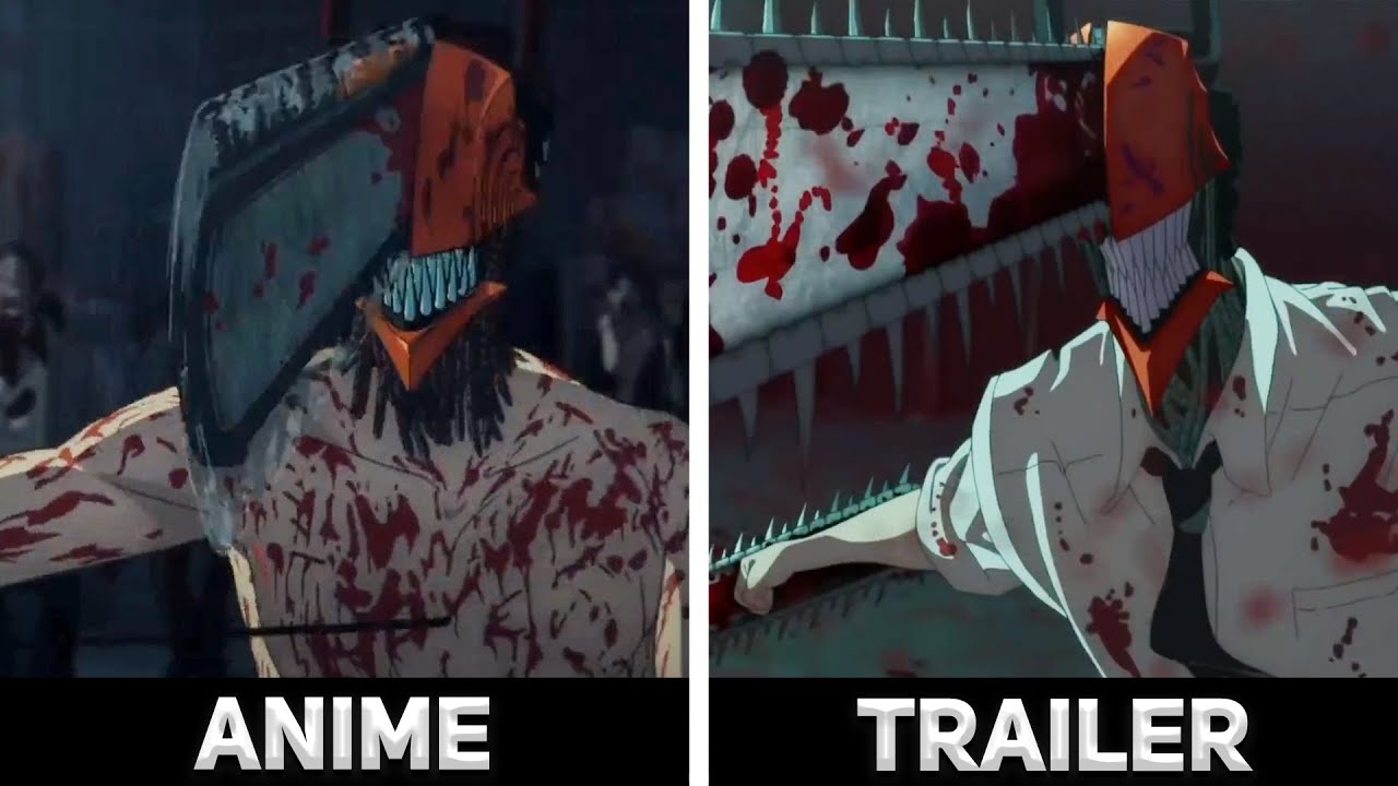 Chainsaw Man  Trailer VS Manga 