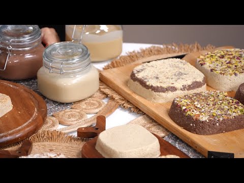 طريقة عمل حلاوة طحينية في البيت مع شيف سارة عبد السلام