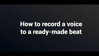 How to record a voice to a ready-made beat? screenshot 5