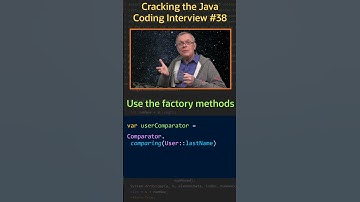 How can you create a Comparator? - Cracking the Java Coding Interview