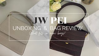 JW PEI Bags are they worth it? (Vegan Leather Bags, Unboxing, Review + What fits?)