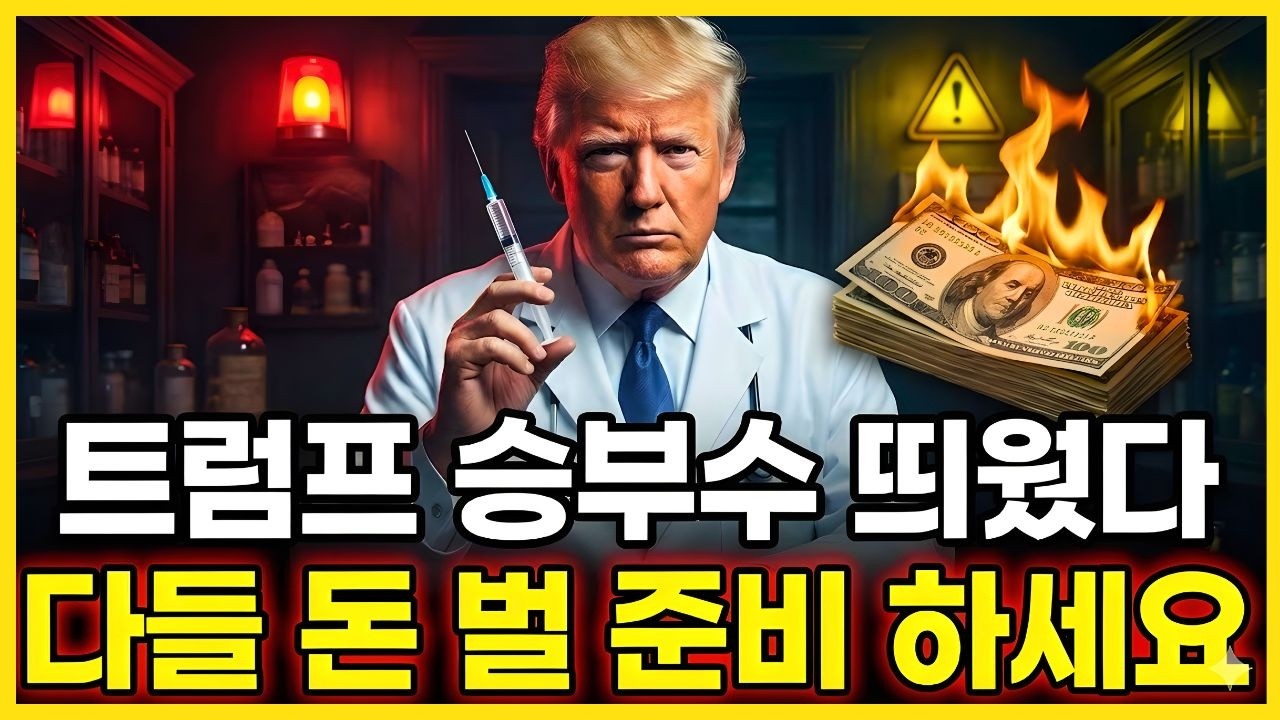 제약회사들 다 박살내겠다 트럼프가 갑자기 '약장수'가 된 소름 돋는 이유 빅파마와의 전쟁
