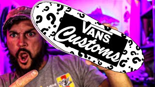 UNBOXING THE COOLEST PAIR OF CUSTOM VANS EVER! Turning a Fishing Photo into  a SHOE!