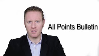 All Points Bulletin  - Meaning | Pronunciation || Word Wor(l)d - Audio Video Dictionary screenshot 2