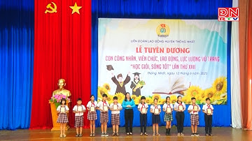 Thống Nhất: Tuyên dương học sinh-sinh viên học giỏi-sống tốt lần thứ XXII