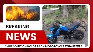 Boom Vader Exhaust Leak Fix: The EASY & Cheap EGR Delete! (Grom-Clone Carb/Exhaust Upgrades)