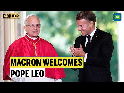 Macron Welcomes Pope Leo In Metz, Urges Europe To Reject Nationalism | N18G