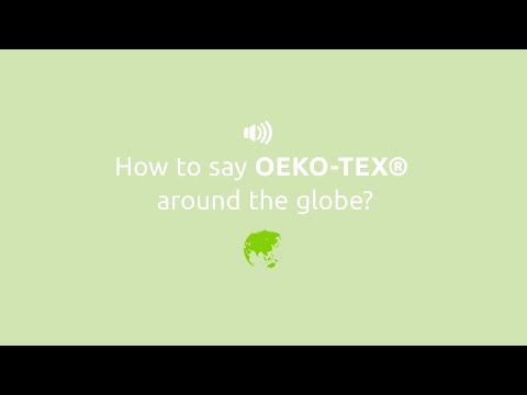 How to pronounce OEKO-TEX® - [Økoˈtɛks] - video from Oeko Tex