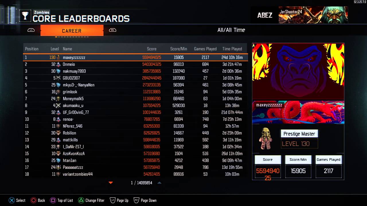 Black Ops 3 - Zombie Leaderboards Glitch