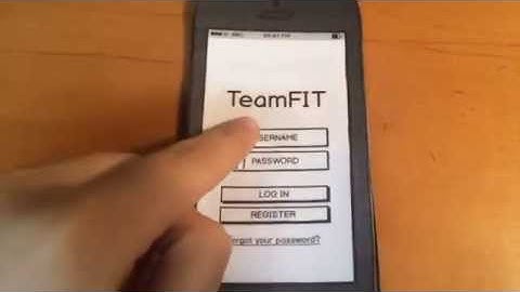 TeamFIT (Greatest) Paper Prototype Run
