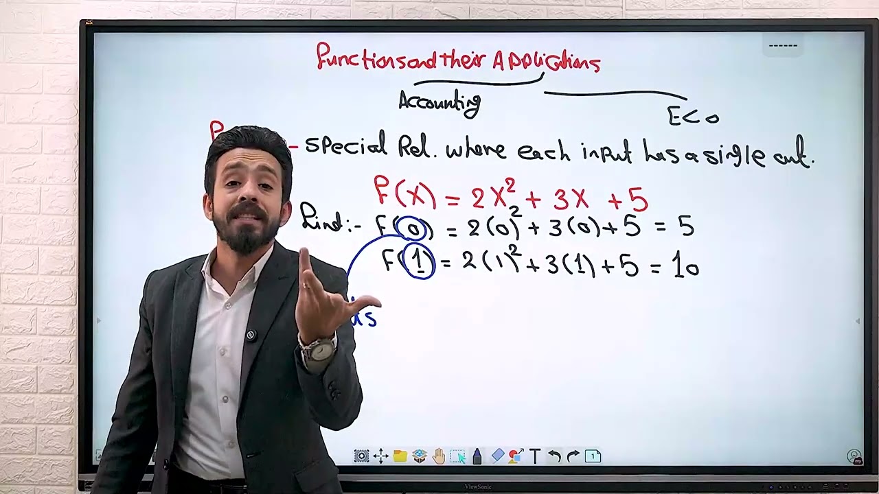 Math Chapter 1 Part 1 - كلية تجارة انجلش - د. عماد النسر